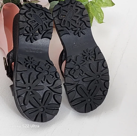 Roper Black Sandals with Decorative Studs - Picture 5 of 7